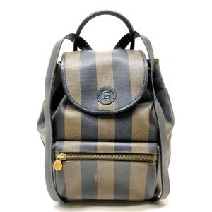 FENDI PENQUIN STRIPED BACKPACK PVC STUNNING 😍 ♥️ ✨️ PRELOVED